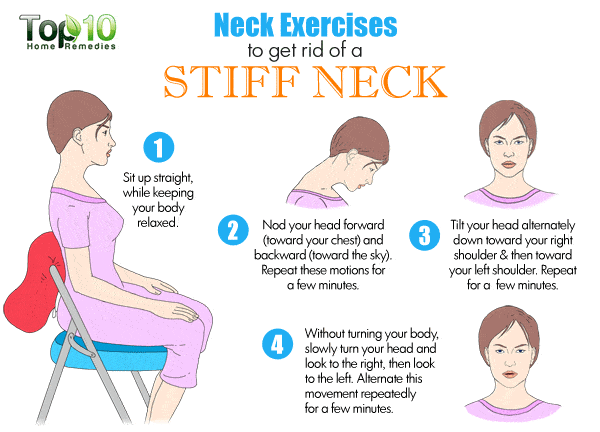 Stiff Neck Stretches & Exercises